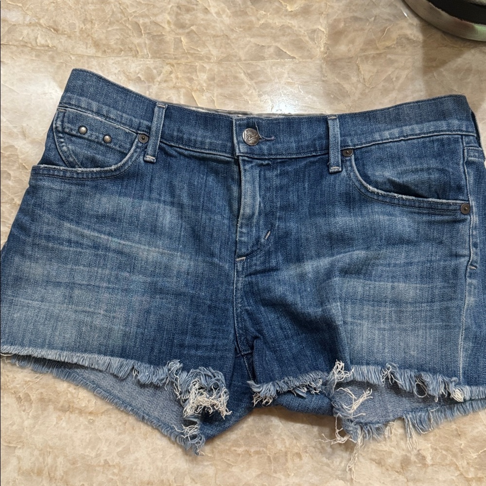 Citizens of Humanity Distressed Denim Shorts size 27